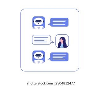 3d Vector Robot Chatbot Ai Science Stock Vector (Royalty Free