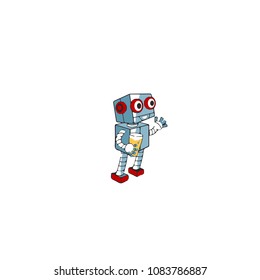 Chatbot icon. Bot sign design. Chat bot logo concept