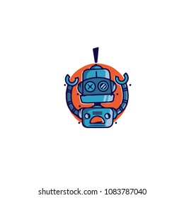 Chatbot icon. Bot sign design. Chat bot logo concept