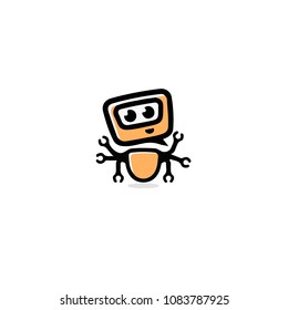 Chatbot icon. Bot sign design. Chat bot logo concept
