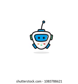 Chatbot icon. Bot sign design. Chat bot logo concept