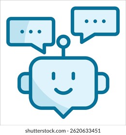 Elemento de icono de chatbot para diseño