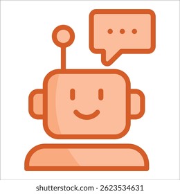 Chatbot Icon Element For Design