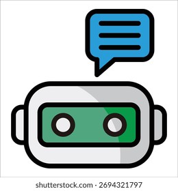 Elemento De Ícone Chatbot Para Design