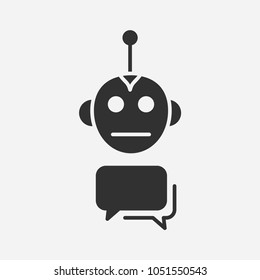 Chatbot icon illustration isolated vector sign symbol