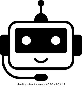 Chatbot Icon Mixed Vector Illustration