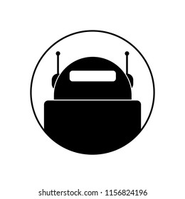 Chatbot icon set. Robot icon, logo