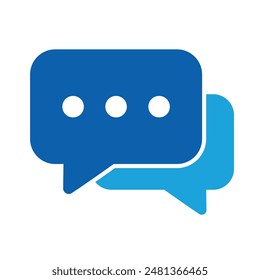 Сhat, chatbot icon. Сustomer support, customer service, dialog icon isolated on white background. Vector illustration.