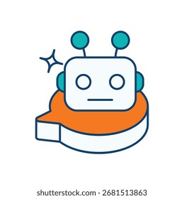 Chatbot Icon Vector ilustración de stock