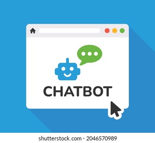 Chatbot icon vector. Chatbot support service icon vector illustration.