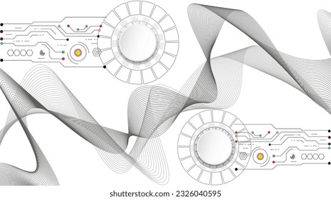 Chatbot OpenAi and line technology network background. Smart AI or Artificial Intelligence vector illustration using Chatbot.Digital technology and Abstract background concept.