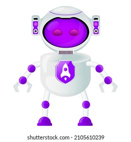 Chatbot personal assistant. Vector illustration. Isolated on a white background