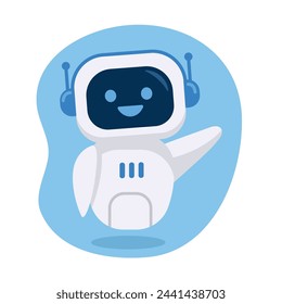 chatbot support service illustration design