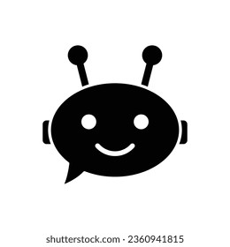 chatbot vector chat bot icon chat robot sign 