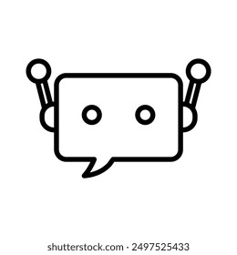 chatbot vector chat bot icon chat robot sign
