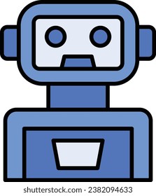 Chatbot vector icon. Can be used for printing, mobile and web applications.