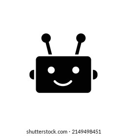 chatbot vector icon chat bot robot sign 