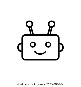 Chatbot Vector Icon Chat Robot Sign 