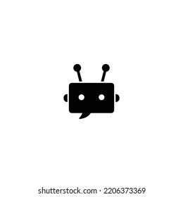 chatbot vector icon chat robot sign 