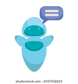 asistente virtual chatbot diseño ilustración