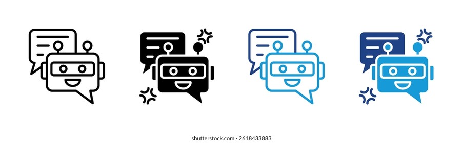 Chatbots Icon Element For Design