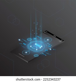 chatGPT Ai artificial intelligence technology hitech concept. chat GPT with smart bot, open Ai, line, lights, technology Abstract, vector. design for chat, web banner, background, transformation.