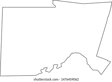 Chatham County Map In The State Of North Carolina