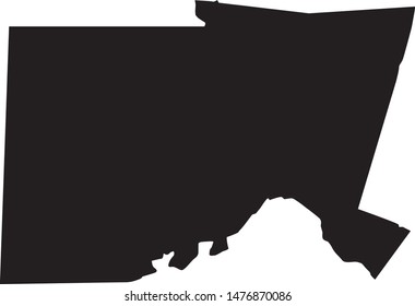 Chatham County Map In The State Of North Carolina