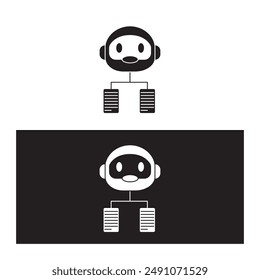 Chating Bots Icon, Automated Chatbot Interaction Icon, Virtual Assistant Messaging Symbol, AI-Powered Chat Bot Icon