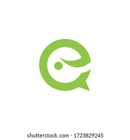 Chating Logo Template vector symbol nature