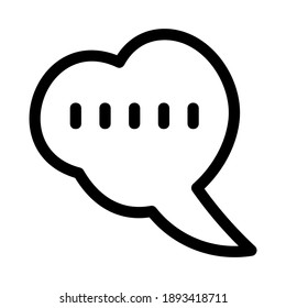 chats icon or logo isolated sign symbol vector illustration - high quality black style vector icons
