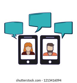 Chats on smartphone
