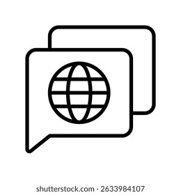 Chats Vector for Online Hosting Support Service. Customer communication and helpdesk tool design concept