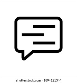Chatting bubble icon on white background
