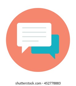 Chatting Colored Vector Icon