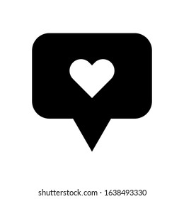 chatting glyph vector icon - ui icon vector