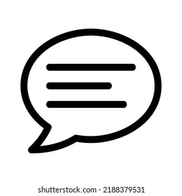 icono de charla o logotipo símbolo de señas aislado ilustración vectorial - iconos vectoriales de estilo negro de alta calidad
