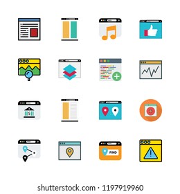 chatting icon set. vector set about browser icons set.