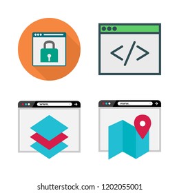 chatting icon set. vector set about browser icons set.
