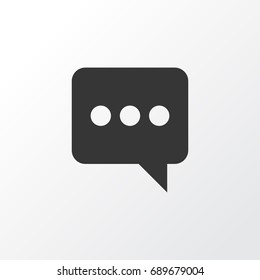 Chatting Icon Symbol. Premium Quality Isolated Messenger Element In Trendy Style.
