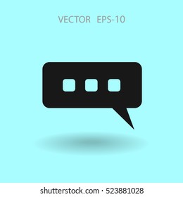 icono de charla. ilustración vectorial