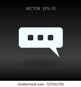 icono de charla. ilustración vectorial