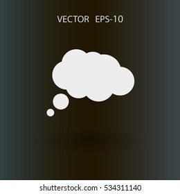 icono de charla. ilustración vectorial