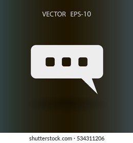 chatting icon. vector illustration