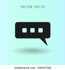 icono de charla. ilustración vectorial