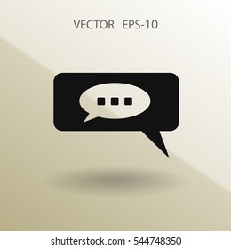 icono de charla. ilustración vectorial