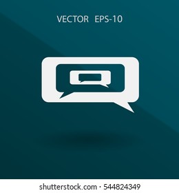 icono de charla. ilustración vectorial