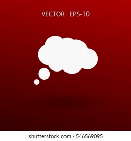 icono de charla. ilustración vectorial