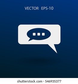 icono de charla. ilustración vectorial