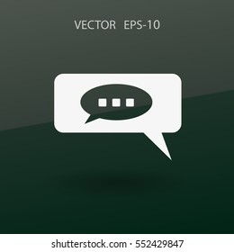 chatting icon. vector illustration